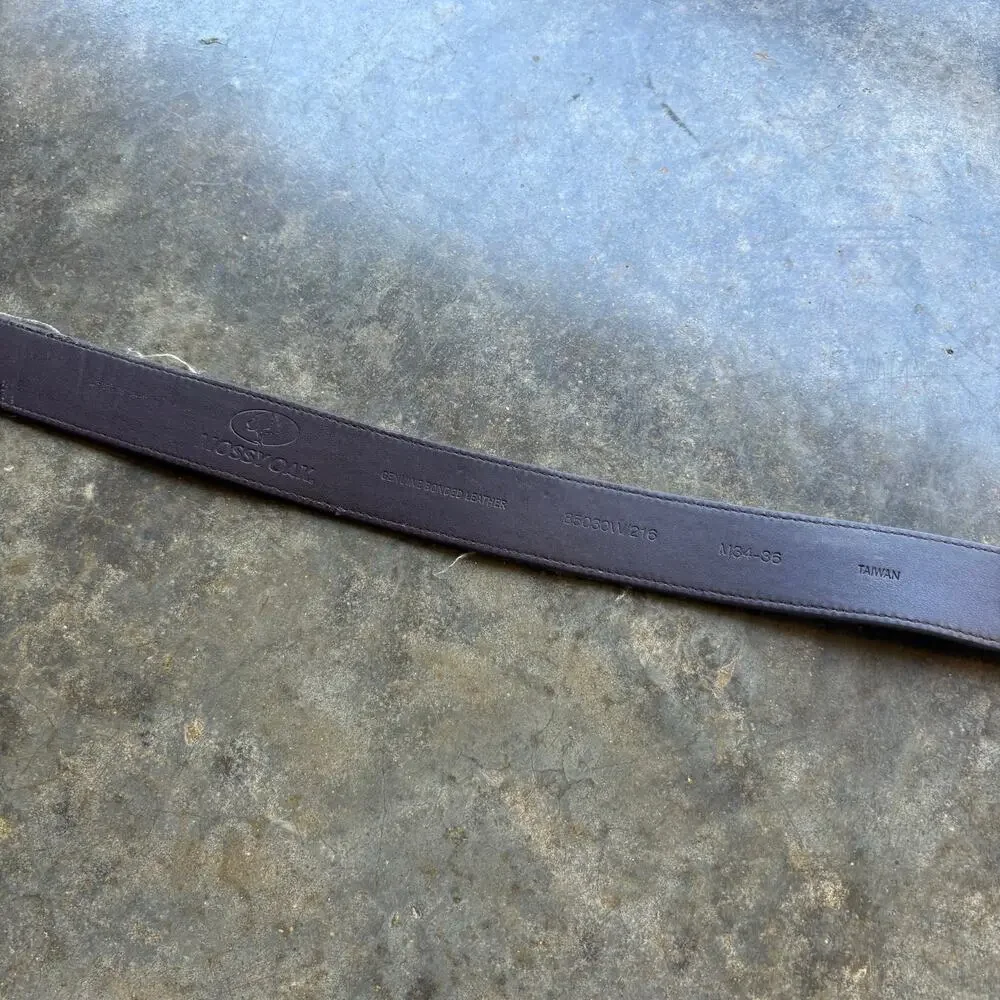 Vintage Mossy Oak‎ Camo Leather Belt
